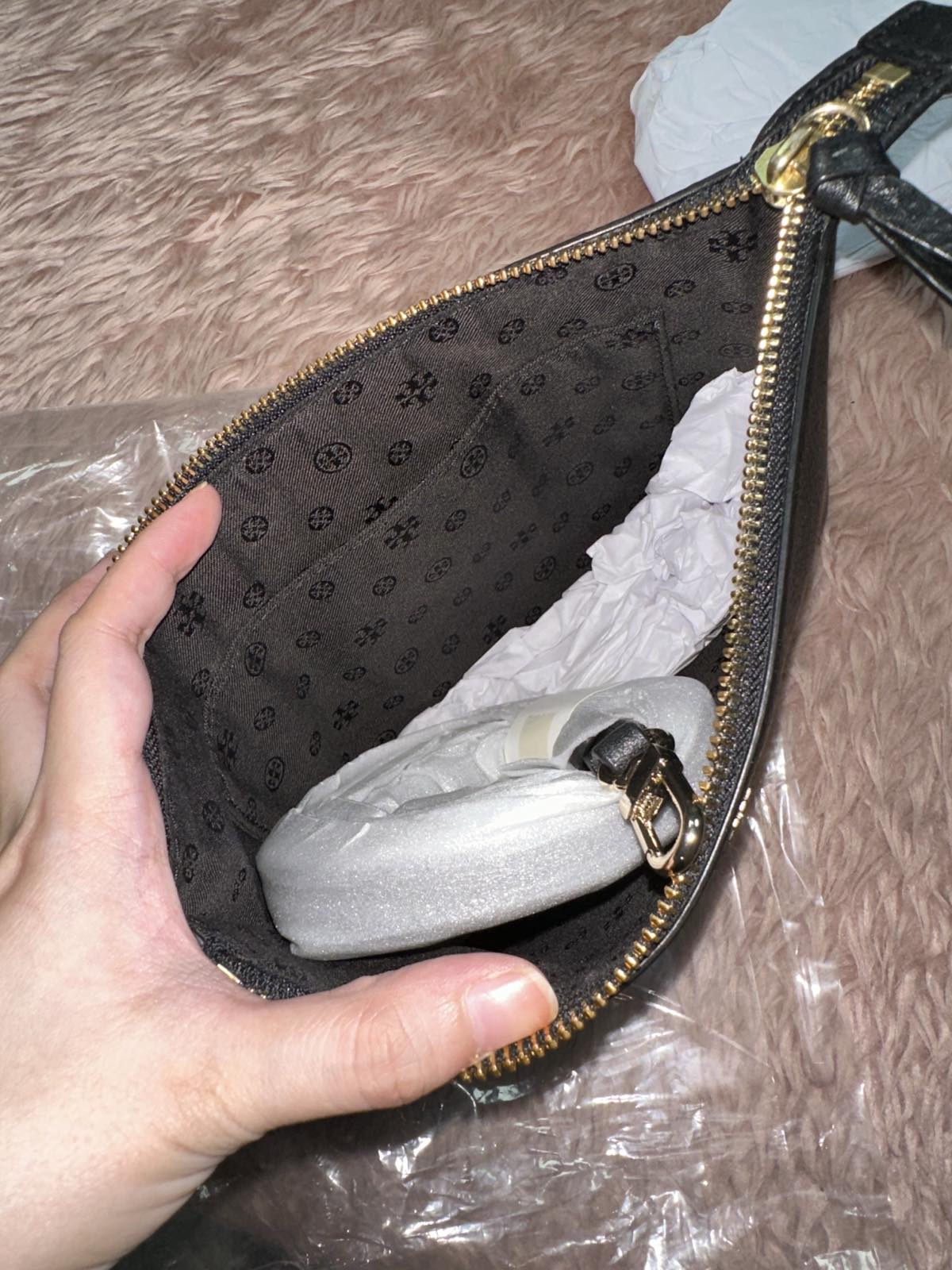 ORIG & IMPORTED Tory Burch TB Tassel Crossbody Black Bag