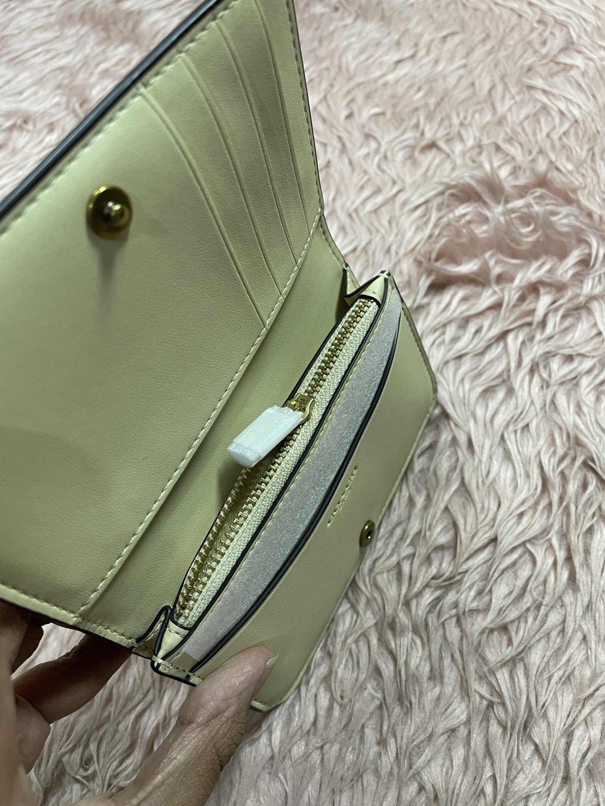 ORIG & IMPORTED Coach Retail Essential Slim Card Case Yellow Wallet