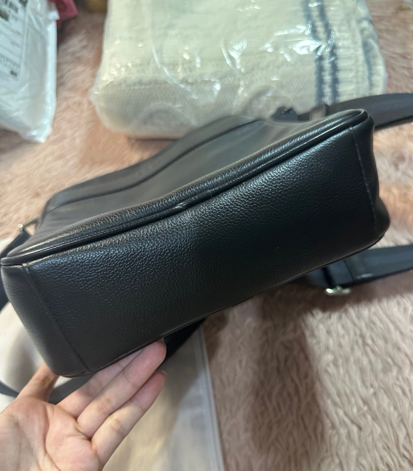 ORIG Preloved Coach Charles Flight Men Black Bag