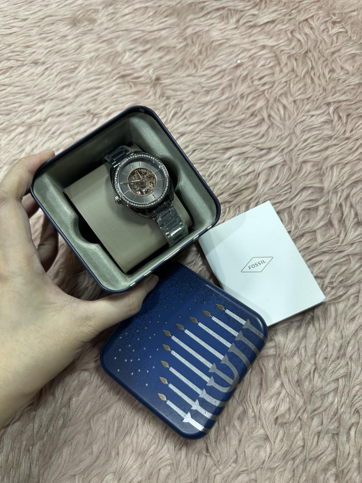 ORIG & IMPORTED Women's Vale Automatic, Gunmetal-Tone Stainless Steel Watch - BQ3730