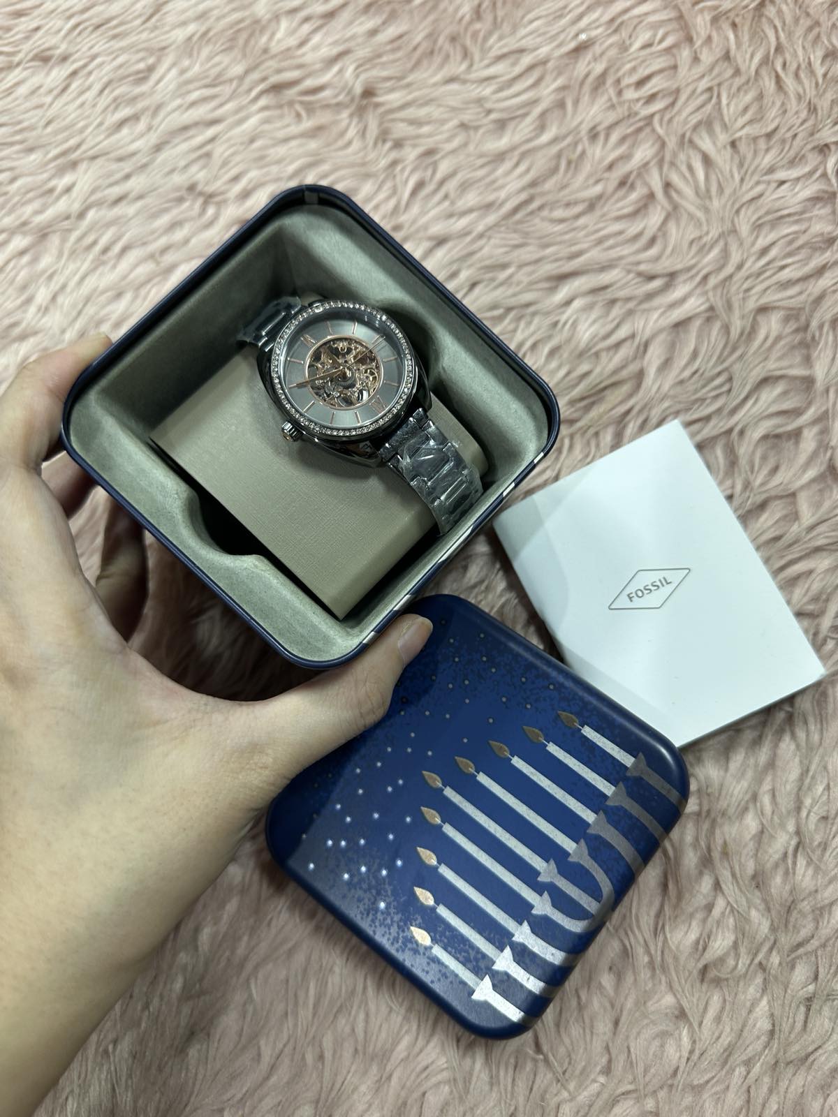 ORIG & IMPORTED Women's Vale Automatic, Gunmetal-Tone Stainless Steel Watch - BQ3730