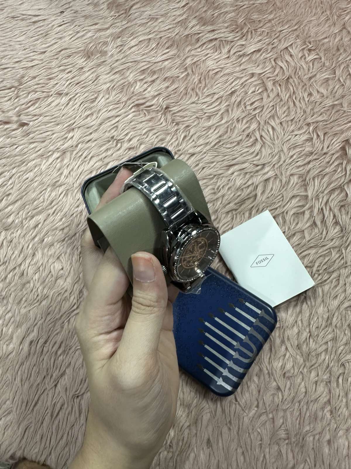 ORIG & IMPORTED Women's Vale Automatic, Gunmetal-Tone Stainless Steel Watch - BQ3730