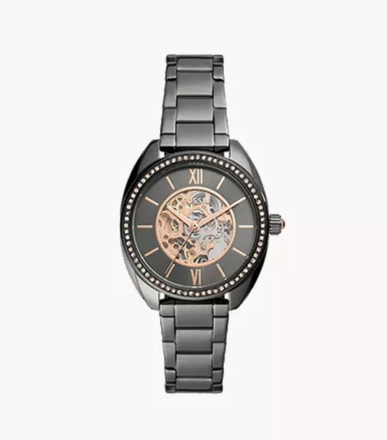 ORIG & IMPORTED Women's Vale Automatic, Gunmetal-Tone Stainless Steel Watch - BQ3730
