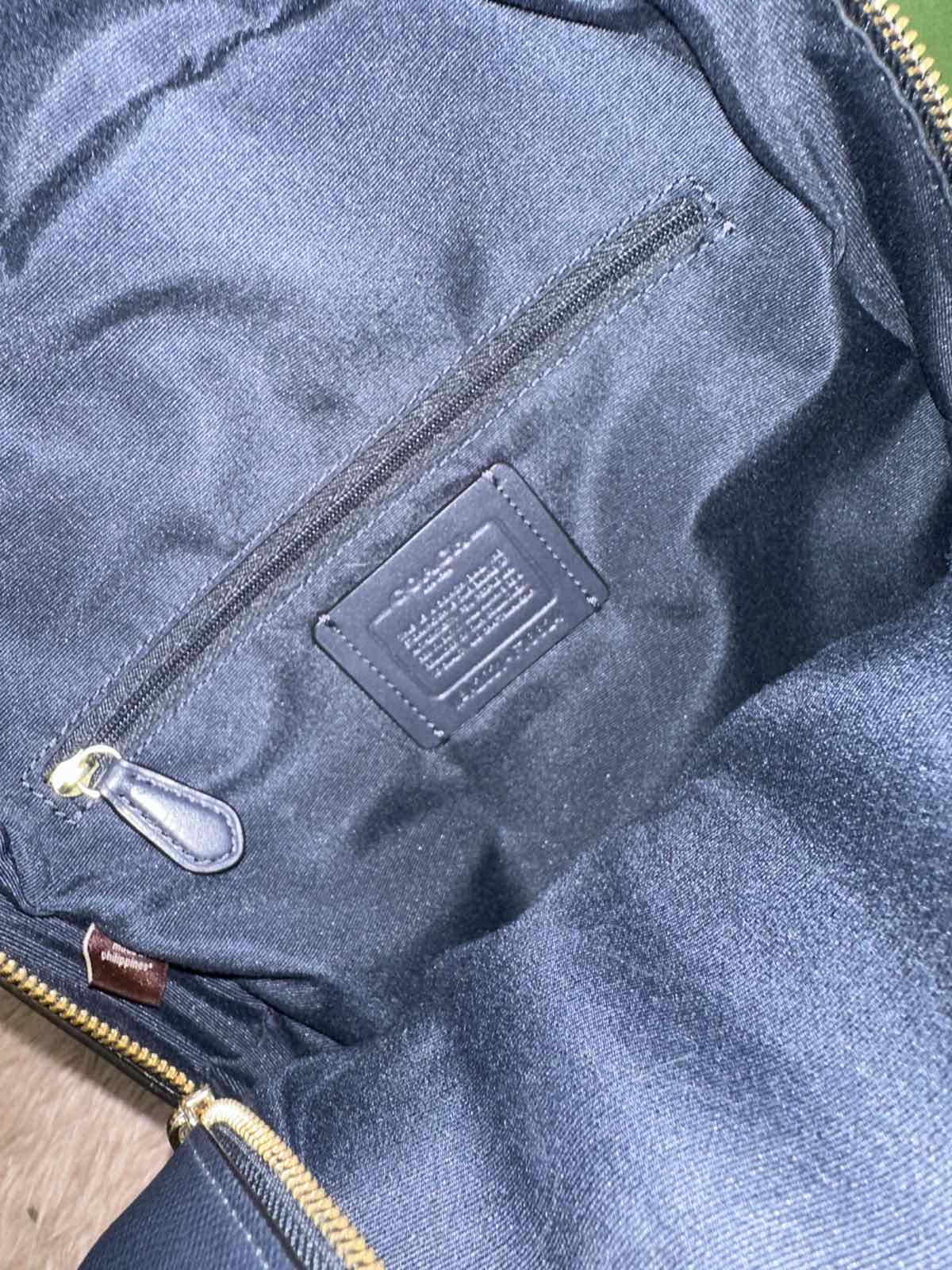 ORIG Preloved Coach Jordyn Navy Blue Backpack