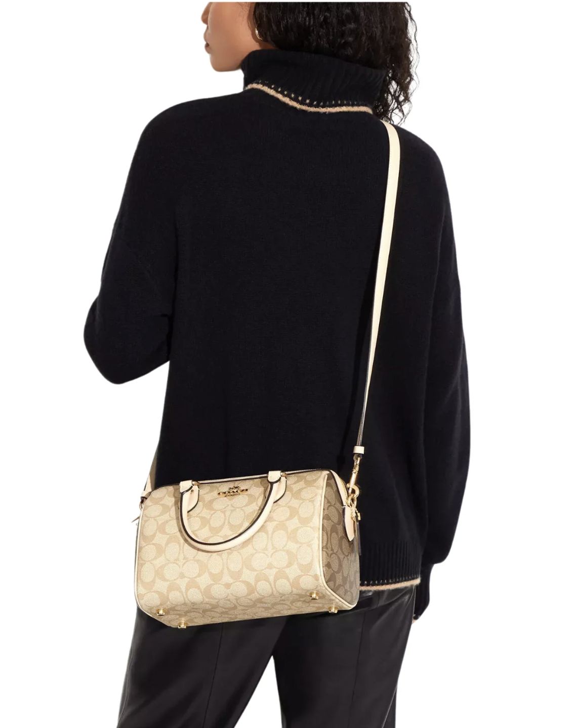 ORIG & IMPORTED Coach Rowan Satchel Bag In Signature Canvas