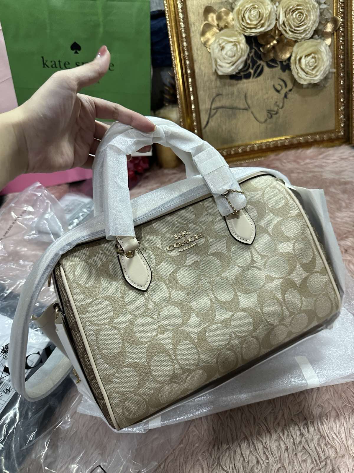ORIG & IMPORTED Coach Rowan Satchel Bag In Signature Canvas