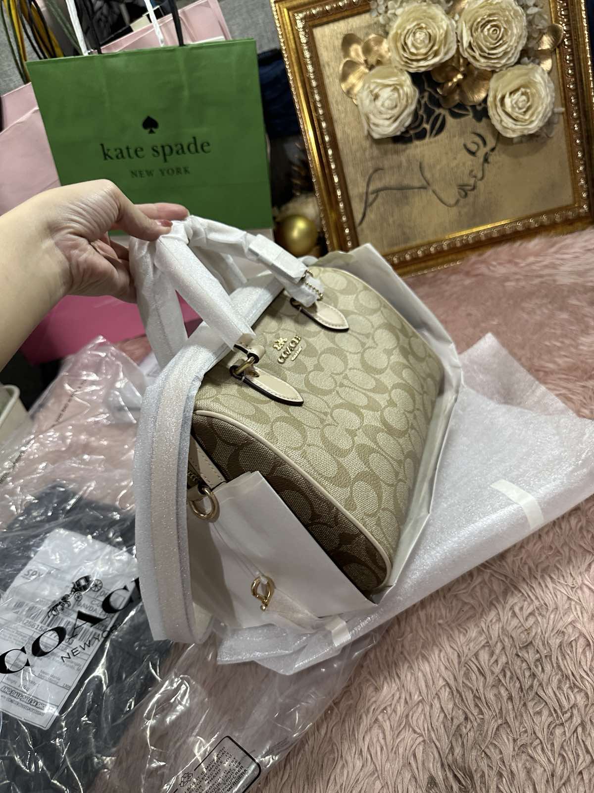 ORIG & IMPORTED Coach Rowan Satchel Bag In Signature Canvas