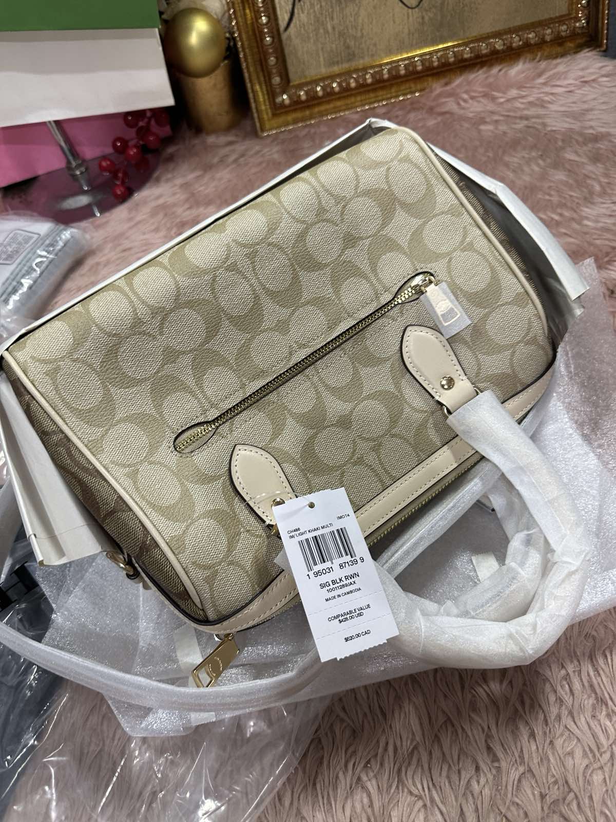 ORIG & IMPORTED Coach Rowan Satchel Bag In Signature Canvas