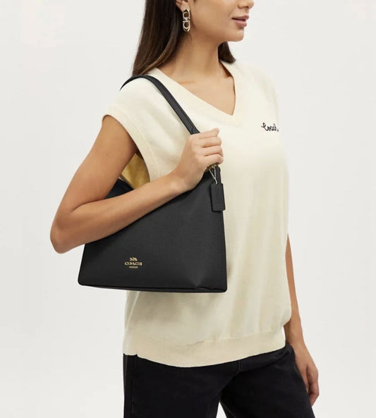 ORIG & IMPORTED Coach Laurel Shoulder Black Bag