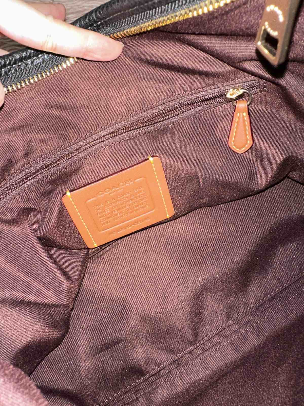 ORIG & IMPORTED Coach Laurel Shoulder Black Bag