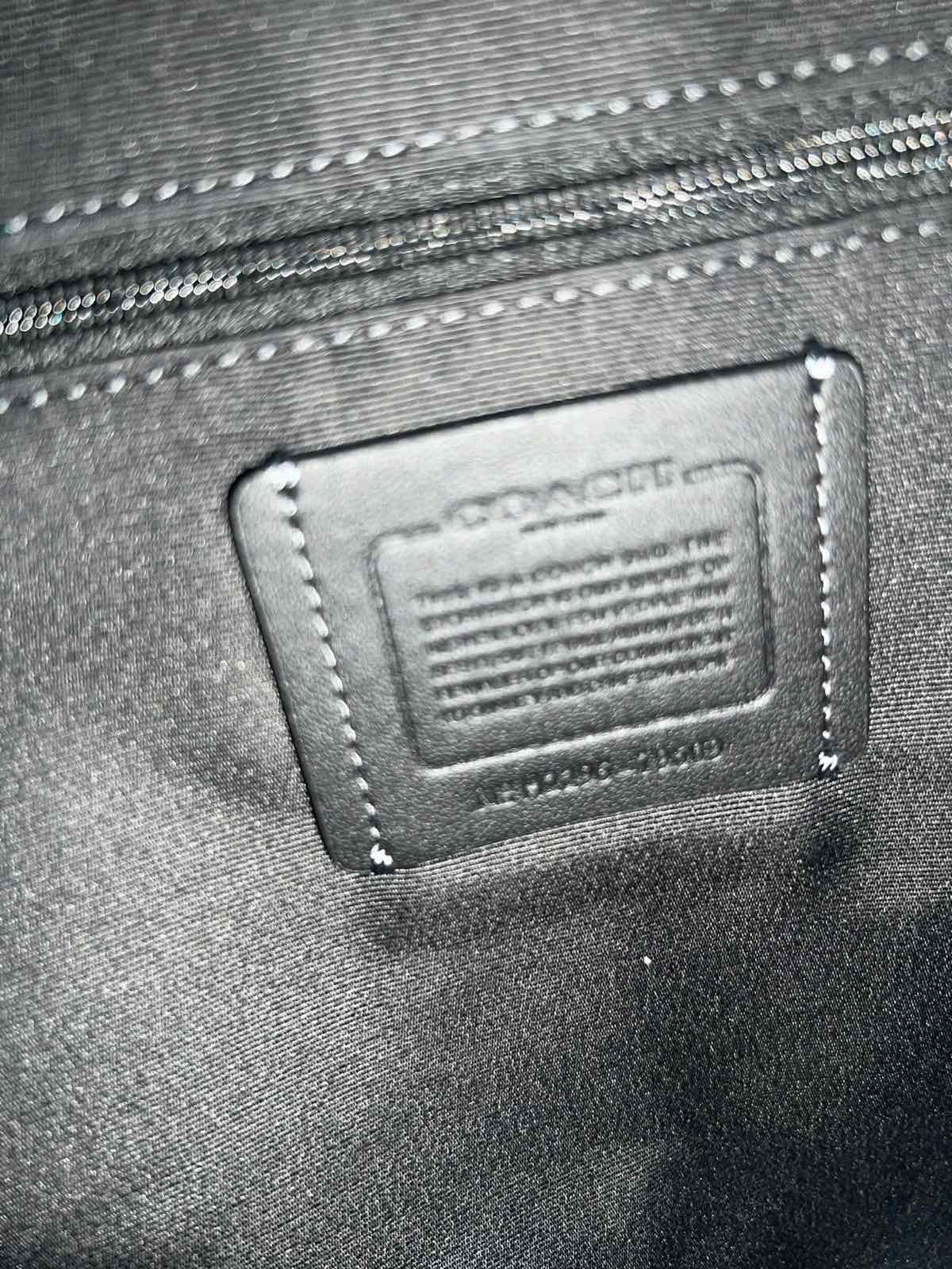 ORIG & IMPORTED Coach Gallery Tote Black Bag In Signature Canvas