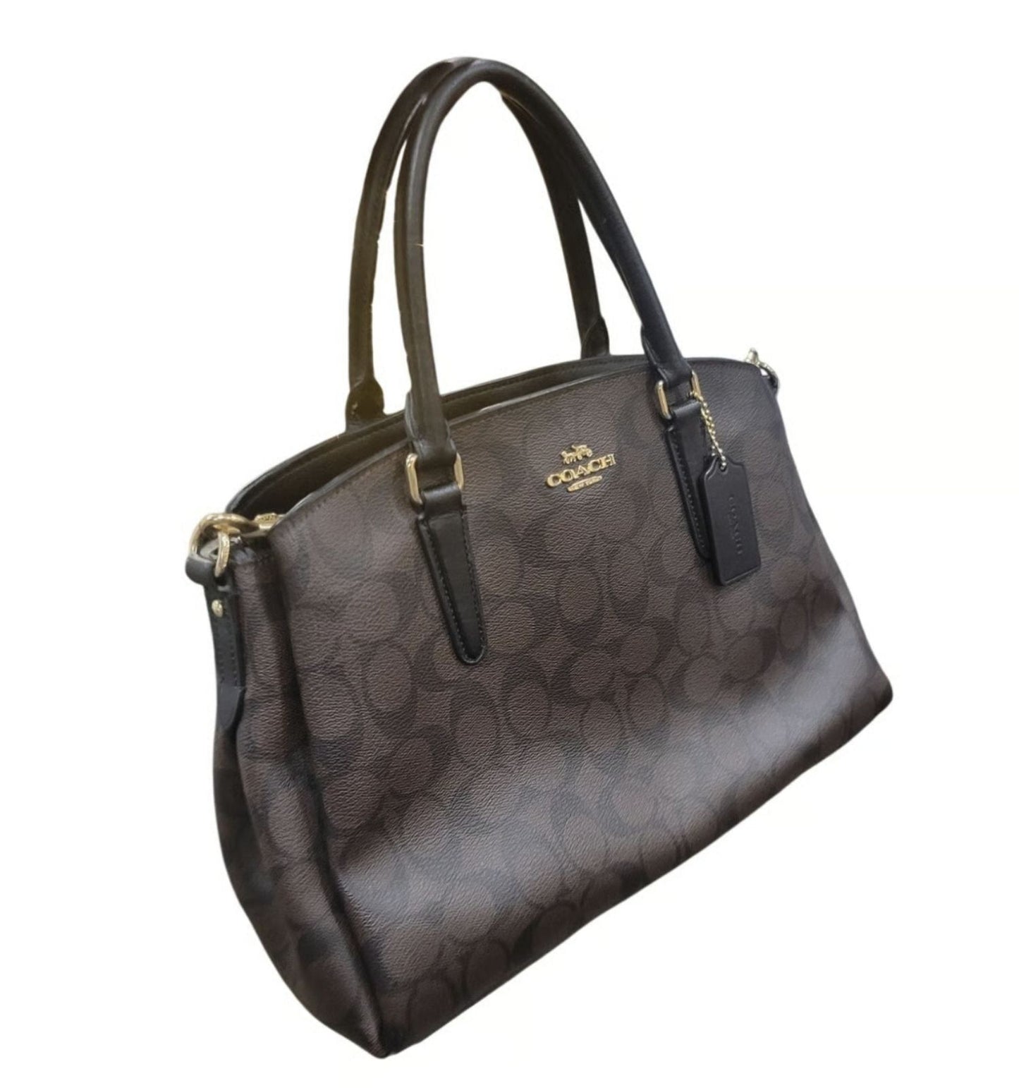 ORIG Preloved Coach Large Sage Carryall Brown/Black Bag