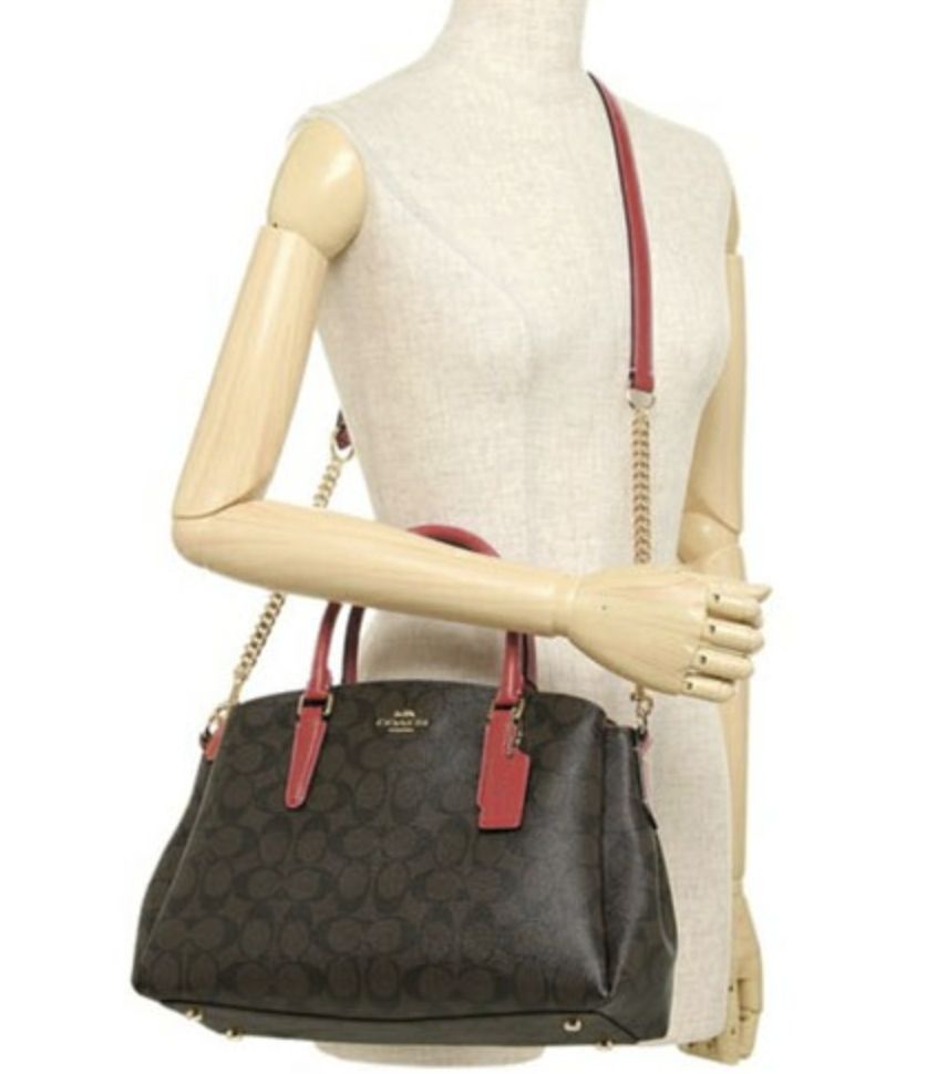 ORIG Preloved Coach Large Sage Carryall Brown/Black Bag