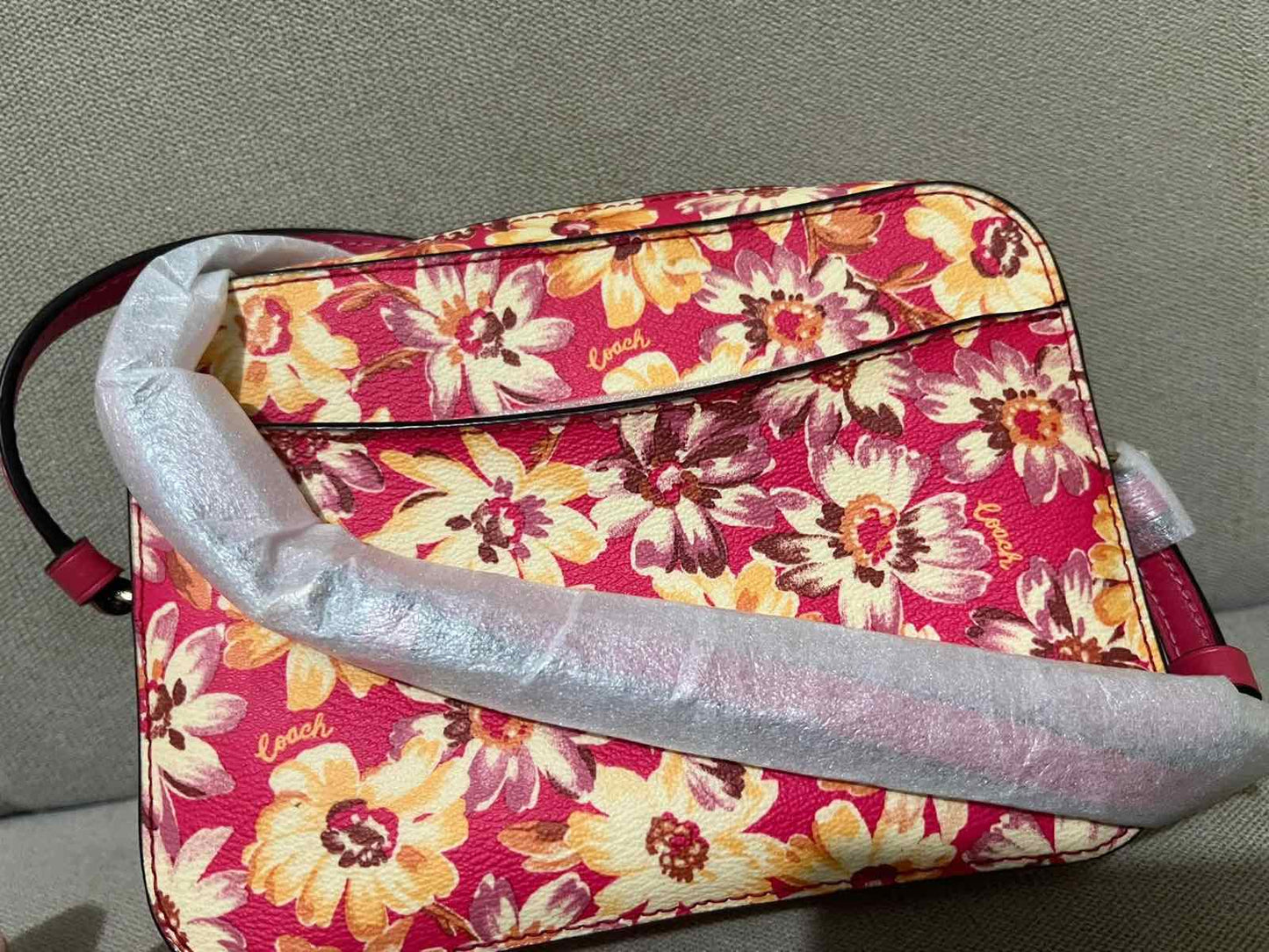 ORIG & IMPORTED Coach Floral Daisy Pink Bag Shoulder Bag