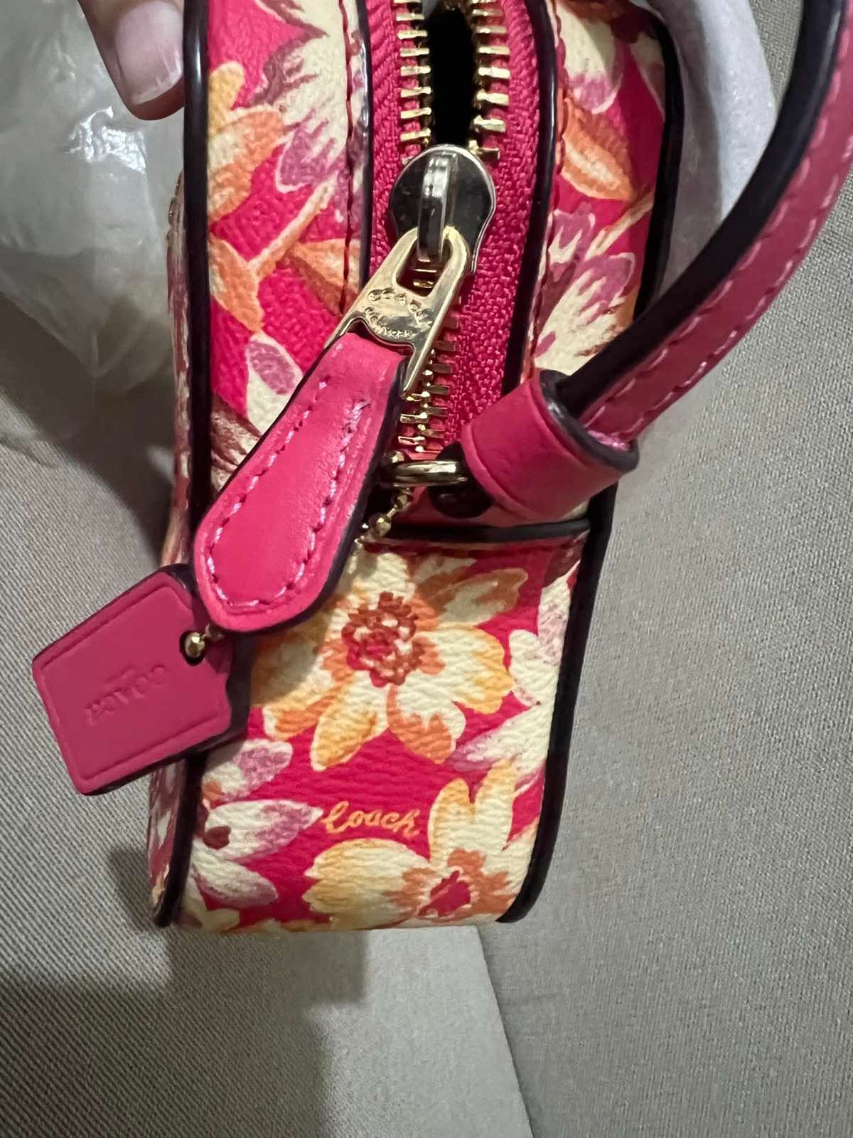 ORIG & IMPORTED Coach Floral Daisy Pink Bag Shoulder Bag