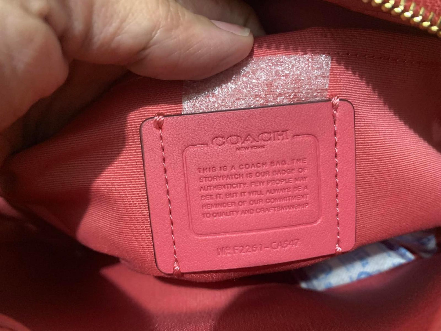 ORIG & IMPORTED Coach Jamie Camera Bag in Brown Pink Watermelon