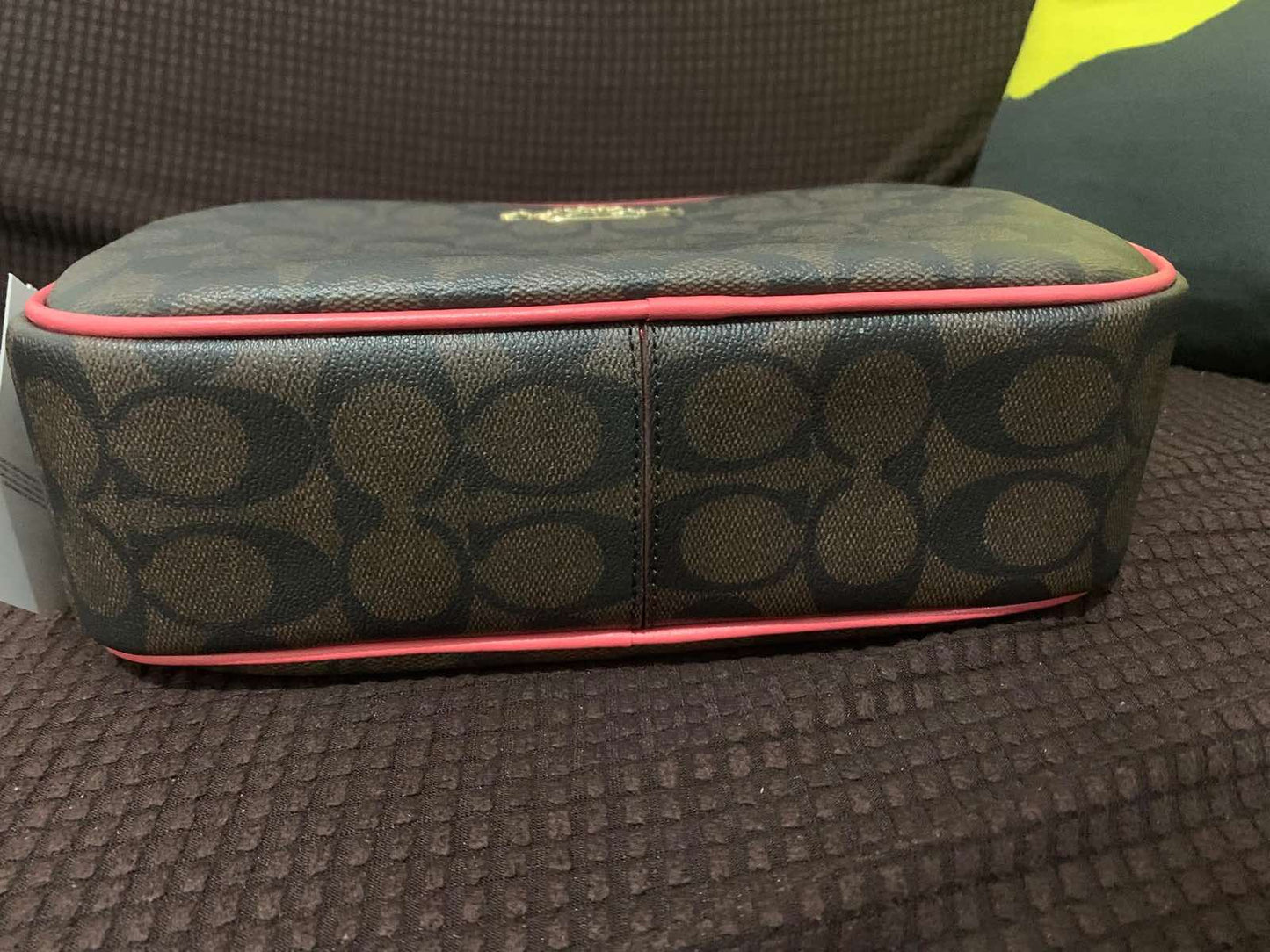 ORIG & IMPORTED Coach Jamie Camera Bag in Brown Pink Watermelon