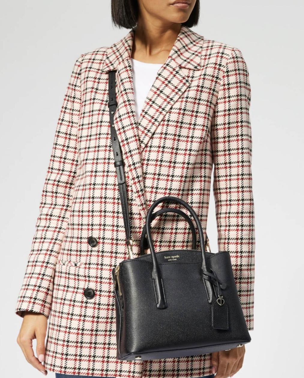 ORIG Preloved Kate Spade KS Margaux Medium Satchel Black Bag