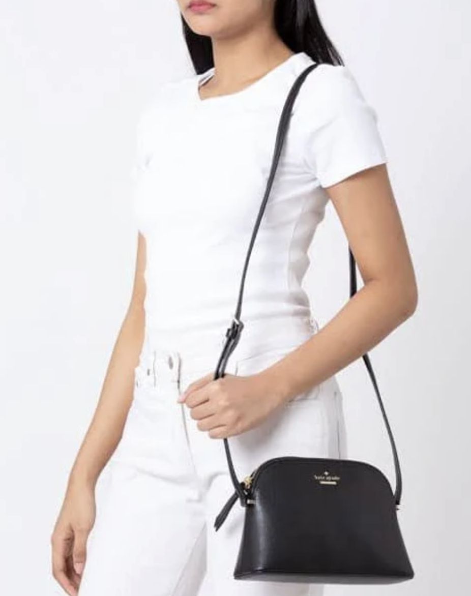 ORIG Preloved Michael Kors MK Black Jet Set Camera Bag