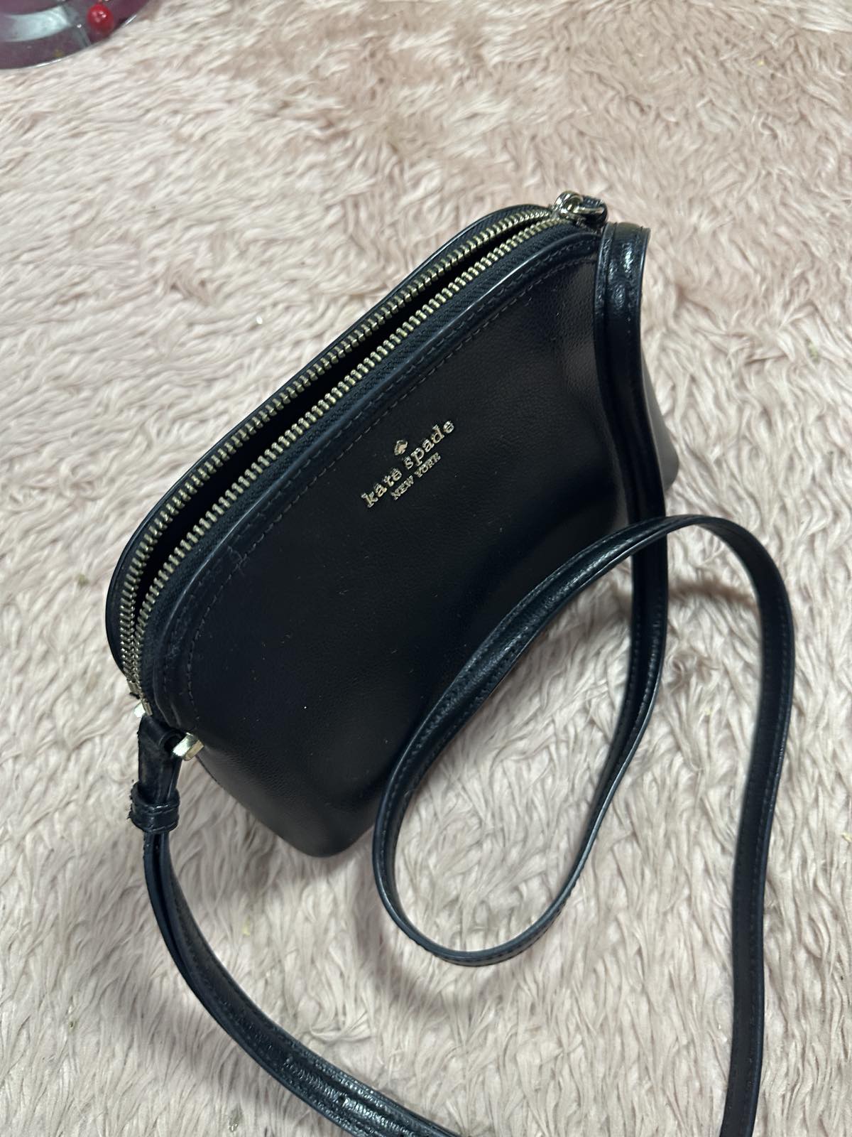 ORIG Preloved Michael Kors MK Black Jet Set Camera Bag