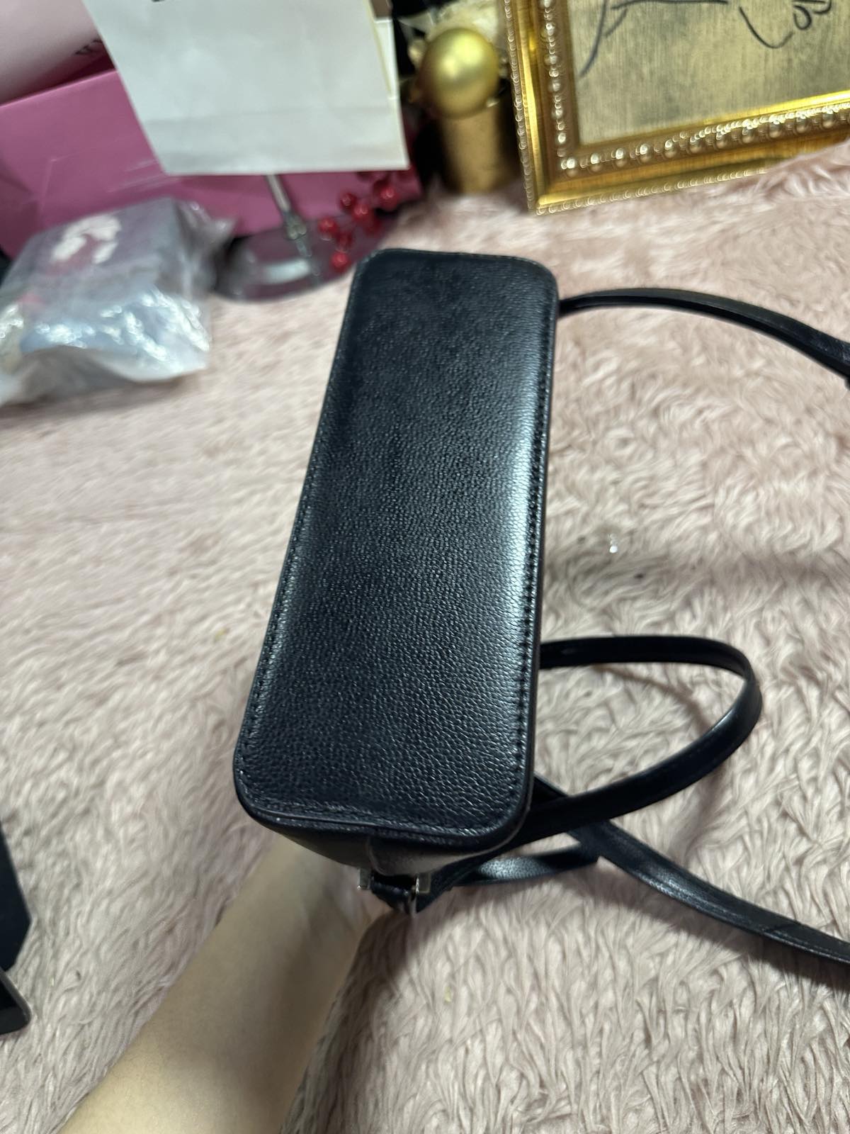 ORIG Preloved Michael Kors MK Black Jet Set Camera Bag