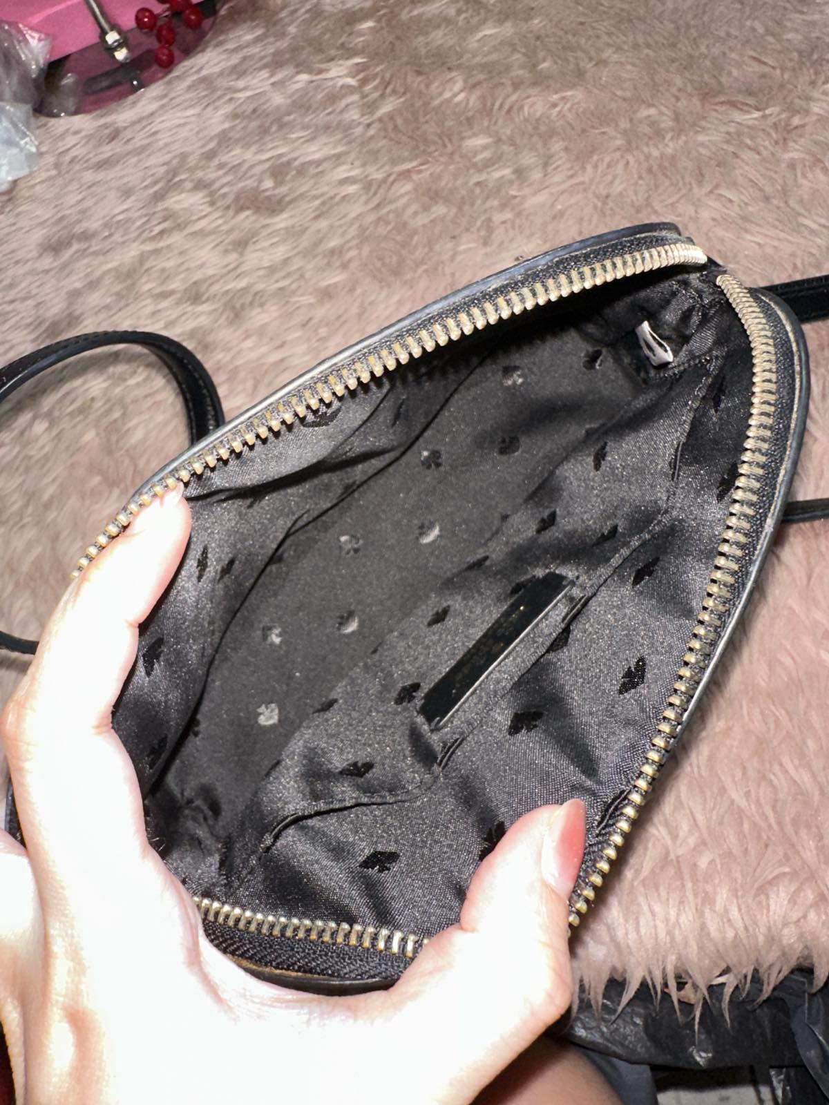 ORIG Preloved Michael Kors MK Black Jet Set Camera Bag