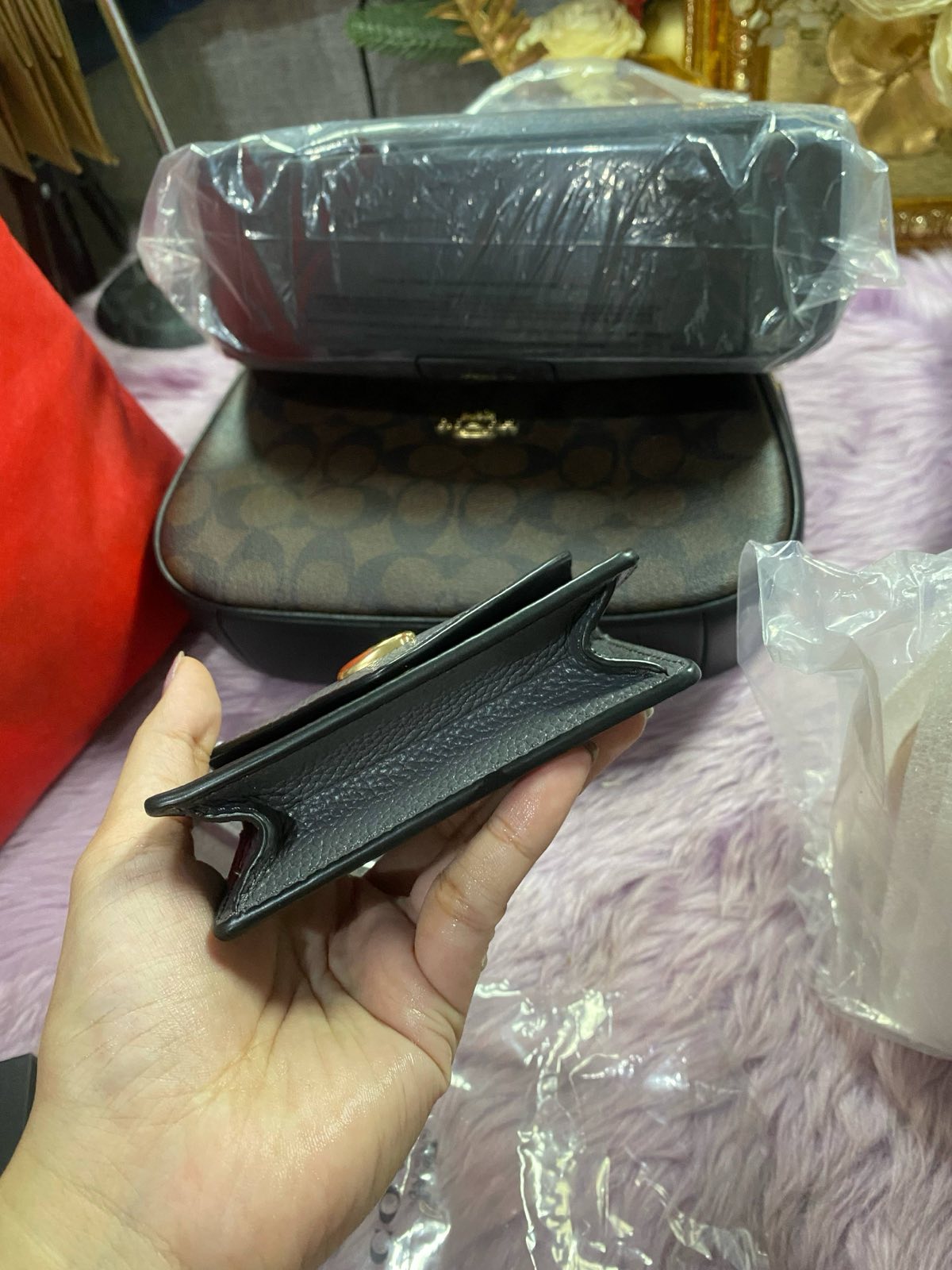 ORIG & IMPORTED Coach Card Case Small Wallet