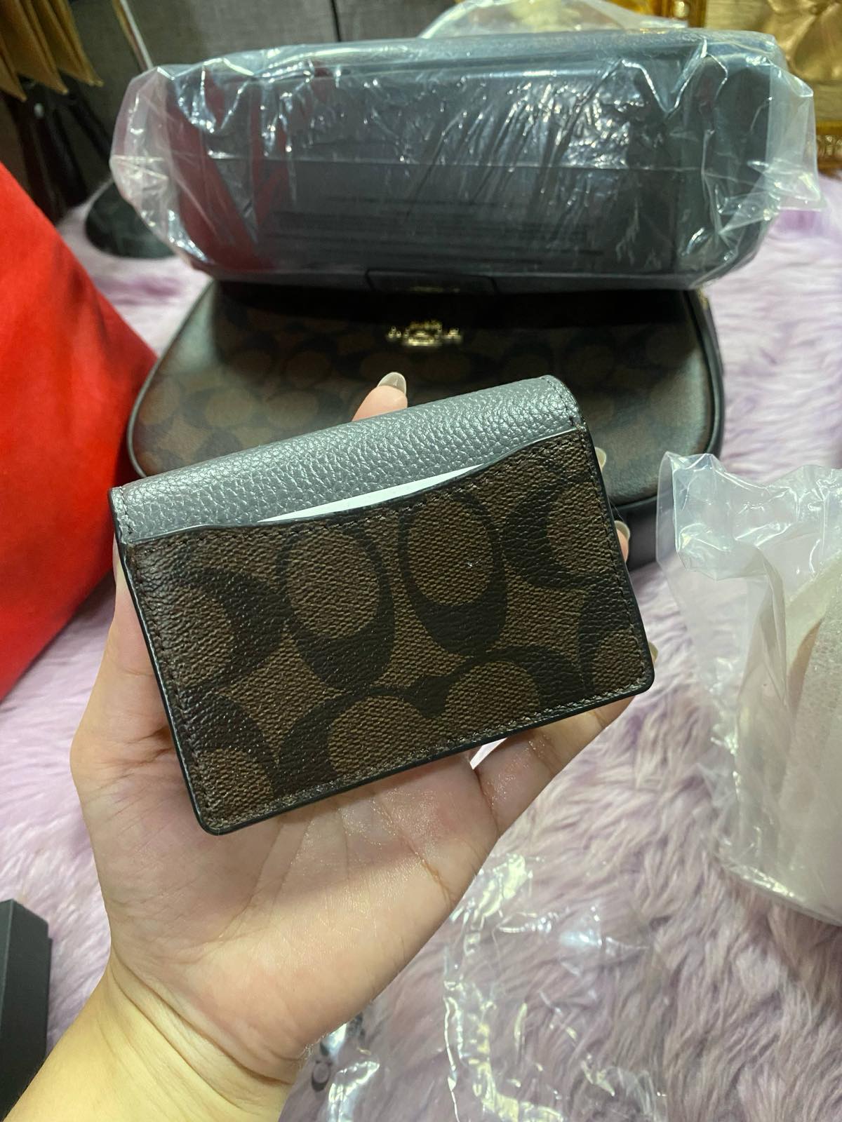 ORIG & IMPORTED Coach Card Case Small Wallet