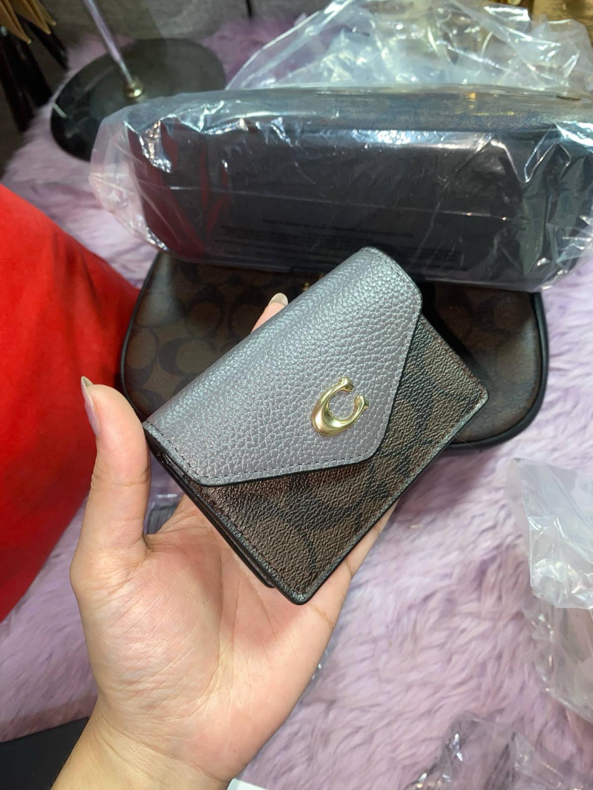 ORIG & IMPORTED Coach Card Case Small Wallet