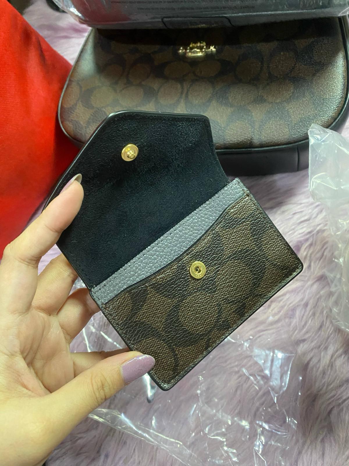 ORIG & IMPORTED Coach Card Case Small Wallet