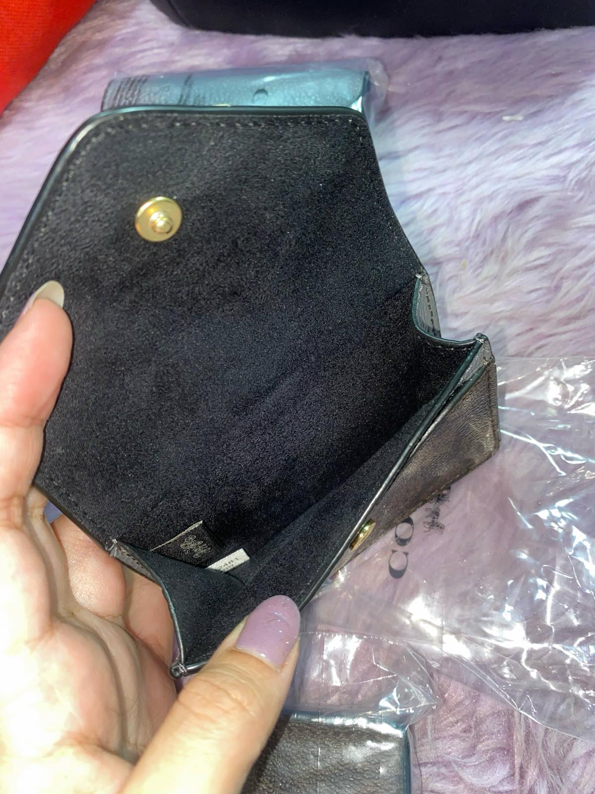 ORIG & IMPORTED Coach Card Case Small Wallet