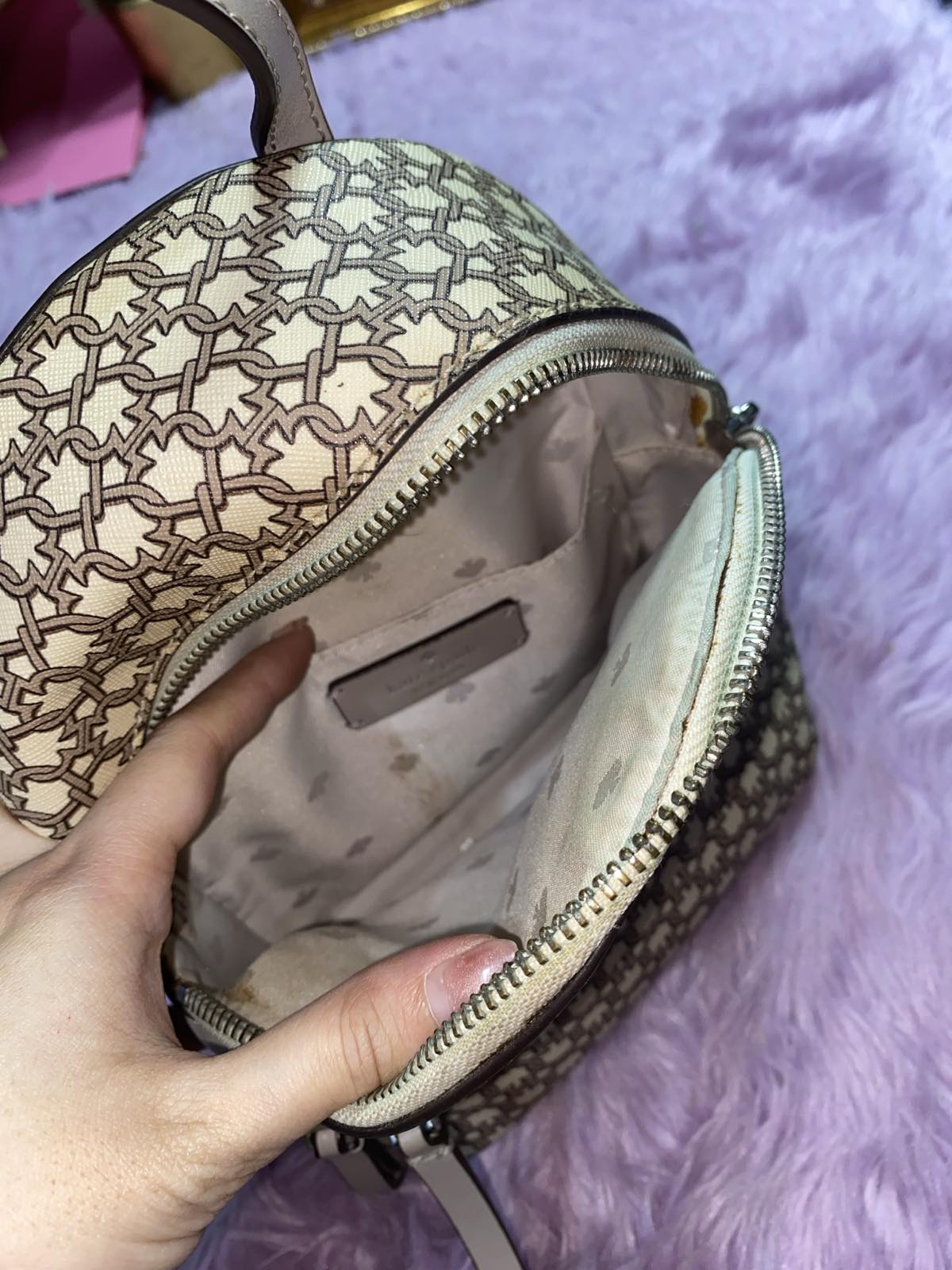 ORIG Preloved KateSpade KS Natalia Top Handle Satchel Quilted Black Bag