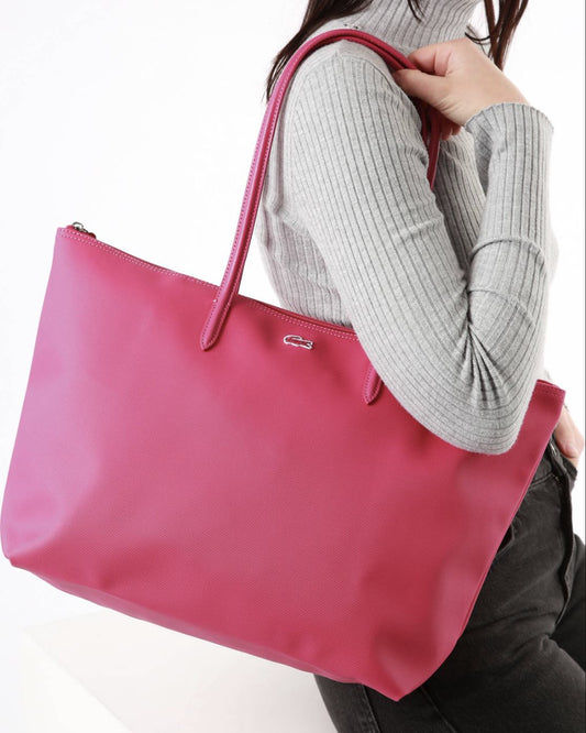 ORIG Preloved Lacoste Large Tote Pink Bag