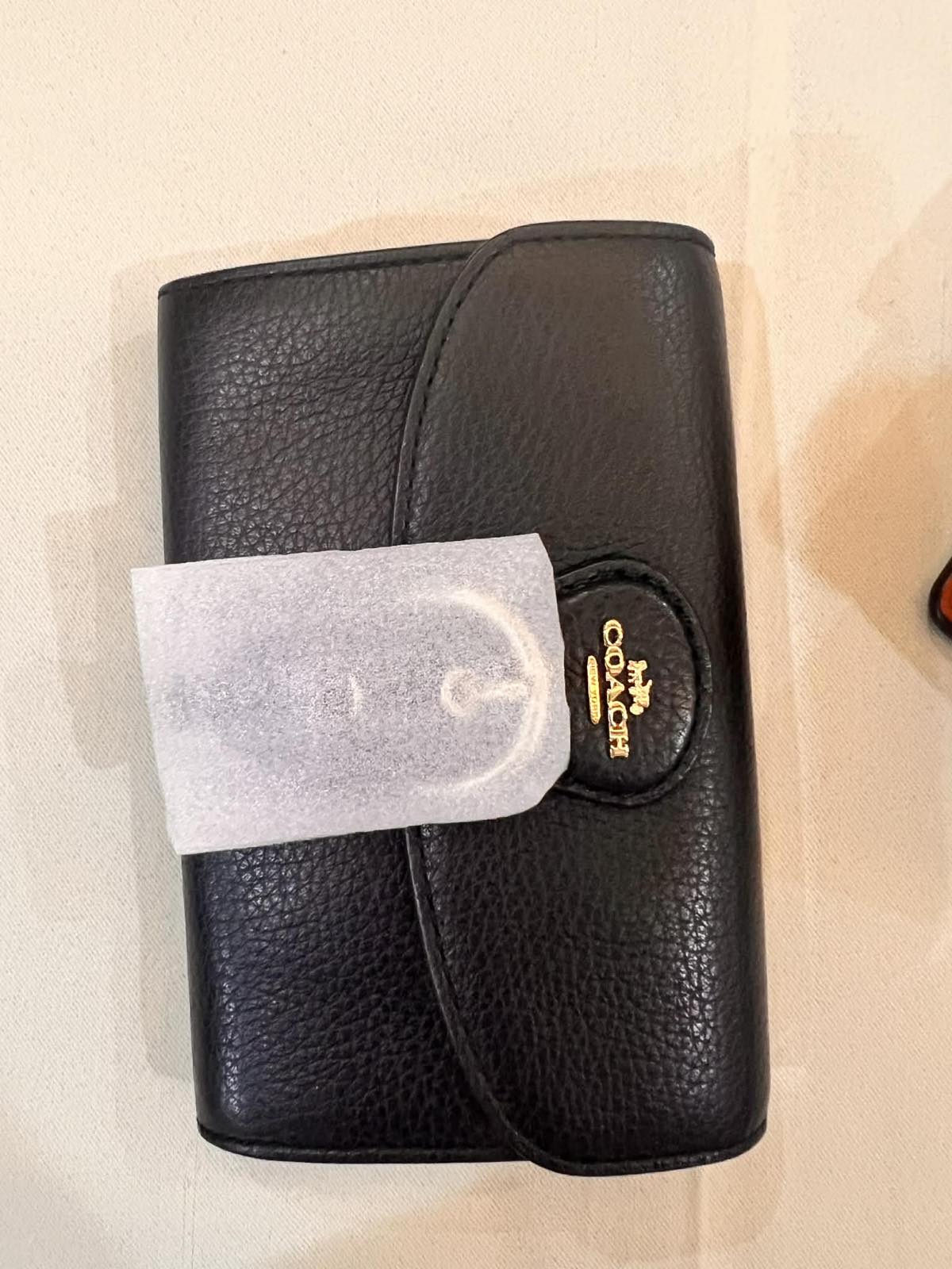 ORIG & IMPORTED Coach Kleo Medium Flap Black Wallet