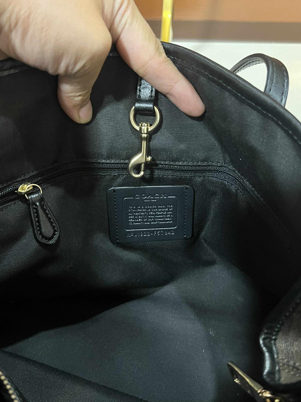 ORIG Preloved Coach Drawstring Carryall Tote Shoulder Bag Brown