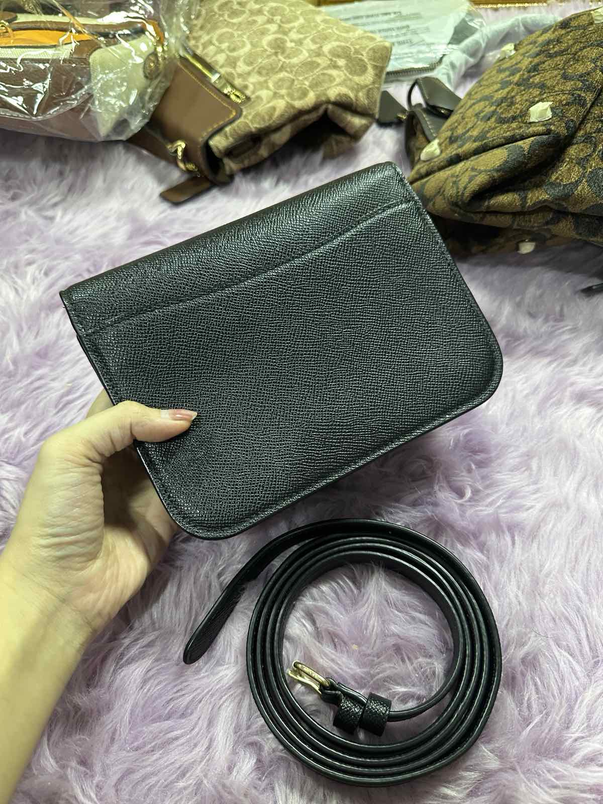 ORIG Preloved Coach Mini Brynn Black Bag