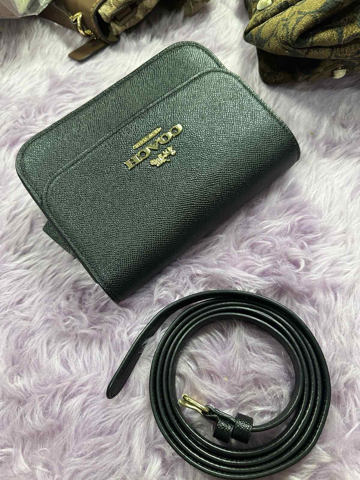ORIG Preloved Coach Mini Brynn Black Bag
