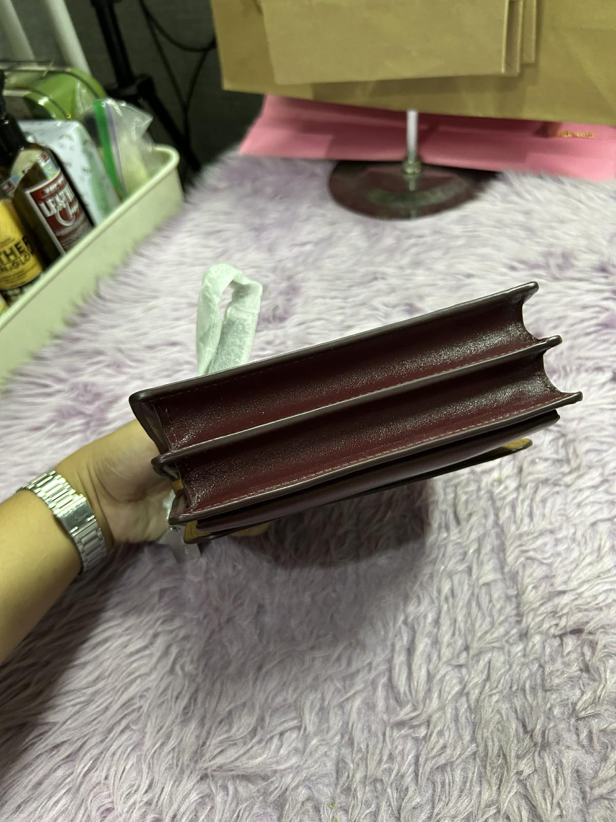 ORIG & IMPORTED Coach Mini Klare Crossbody Bag Dark Wine Maroon