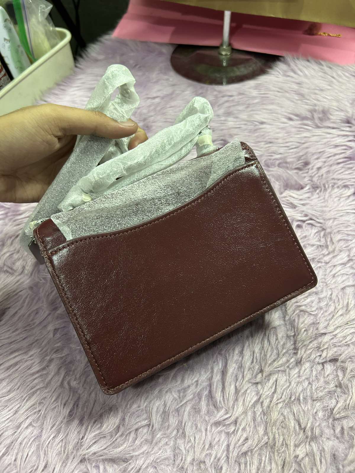 ORIG & IMPORTED Coach Mini Klare Crossbody Bag Dark Wine Maroon