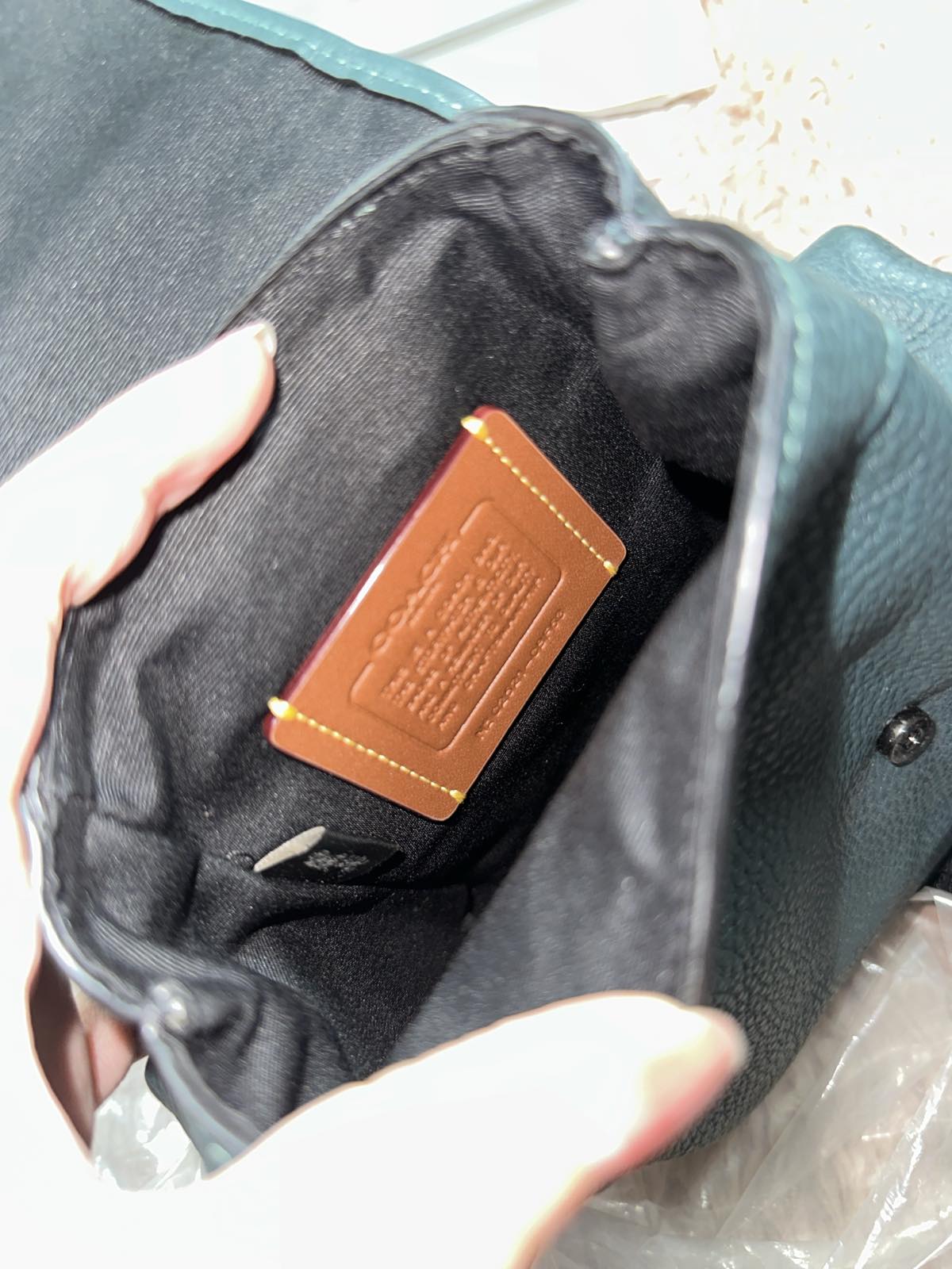 ORIG & IMPORTED Coach Sprint Sling Pack Men Green Small Body Bag