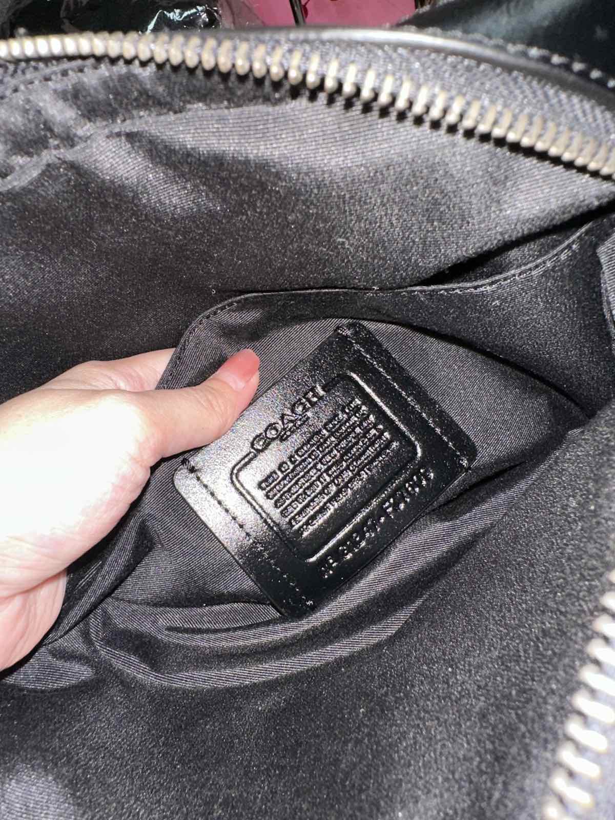 ORIG & IMPORTED Coach F37609 Nylon Men Black Bag