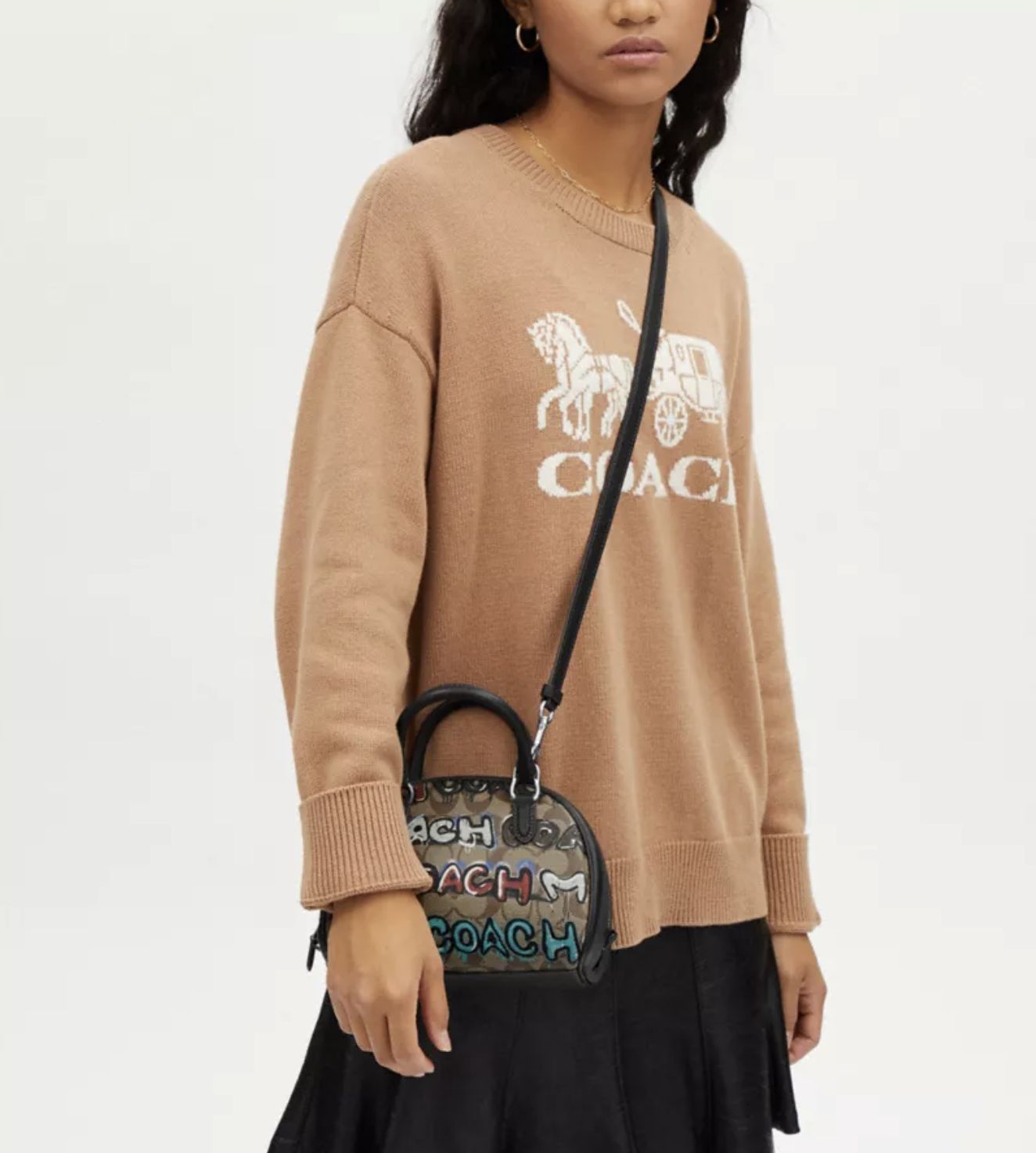 ORIG & IMPORTED Coach X Mint + Serf Sydney Satchel In Signature Canvas