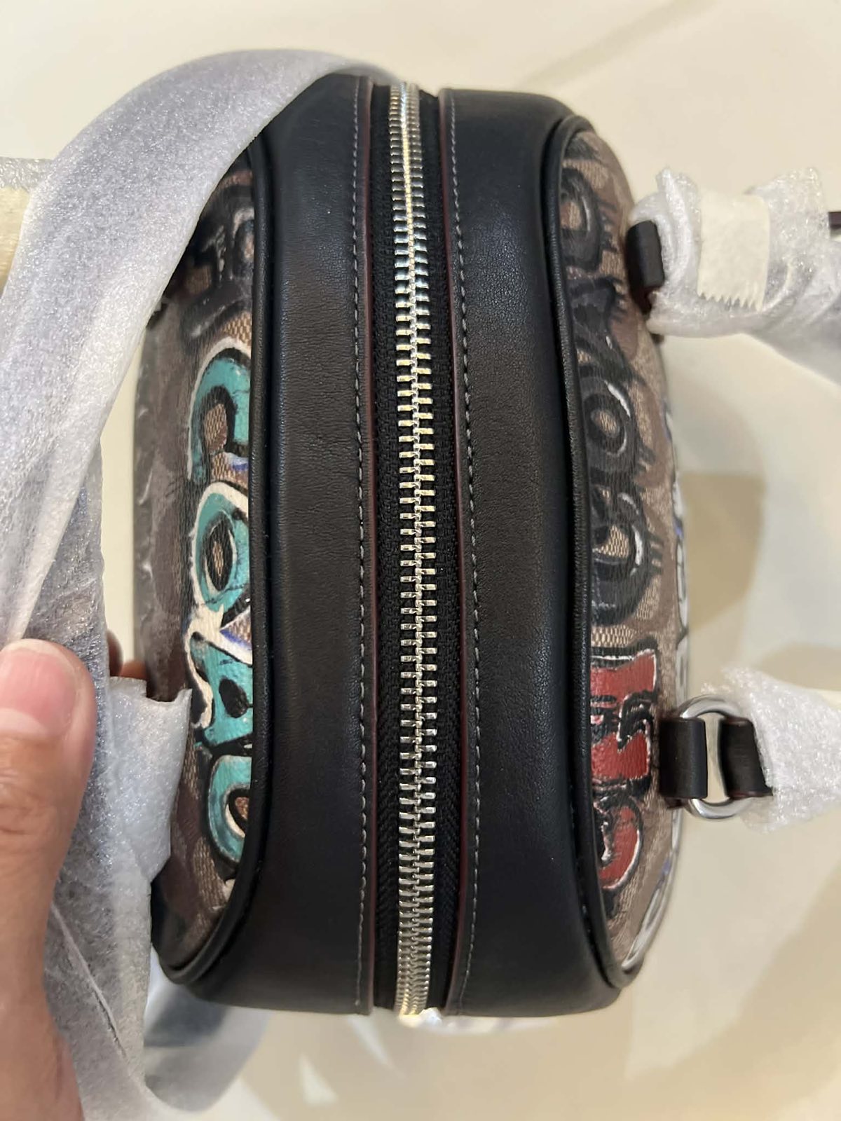 ORIG & IMPORTED Coach X Mint + Serf Sydney Satchel In Signature Canvas