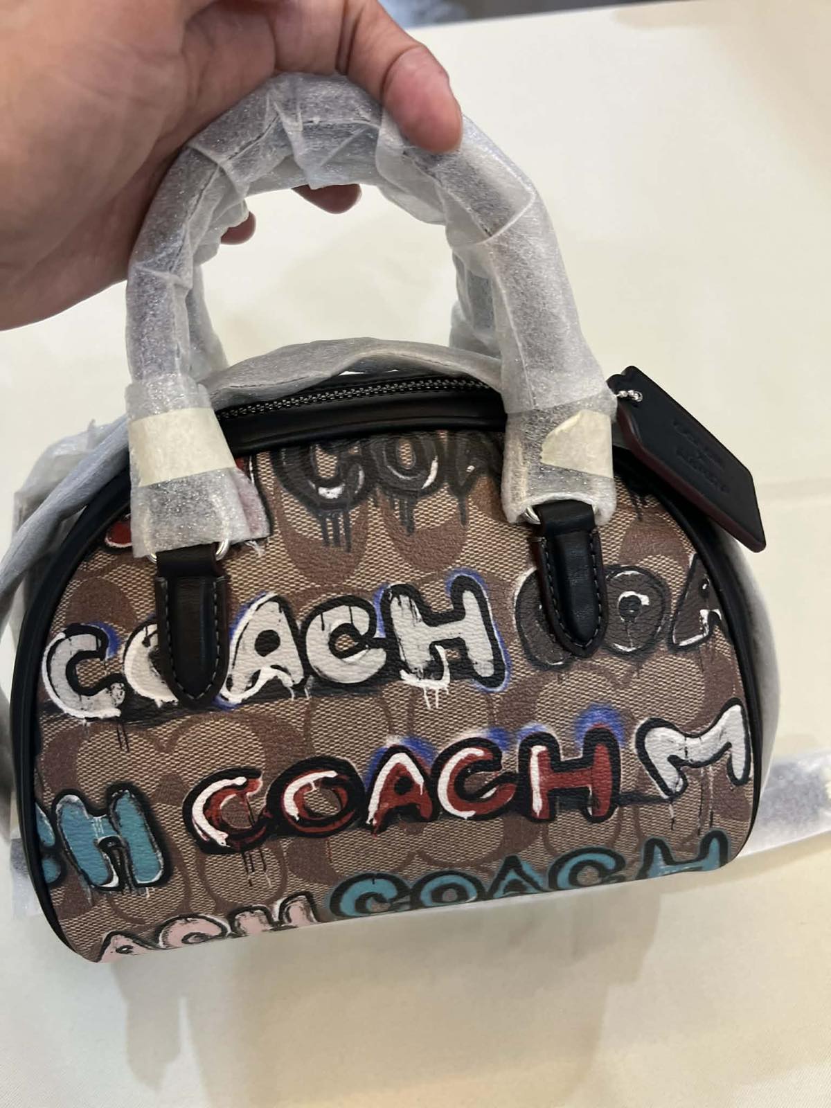 ORIG & IMPORTED Coach X Mint + Serf Sydney Satchel In Signature Canvas