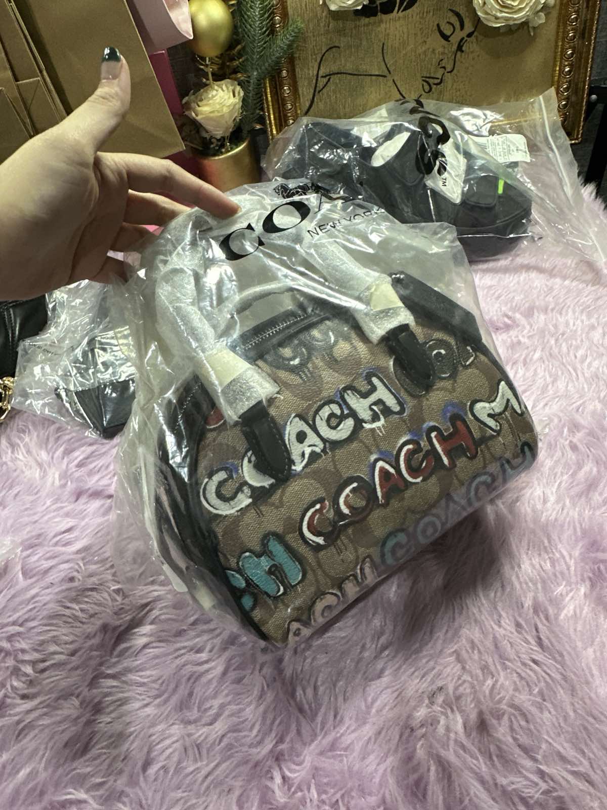 ORIG & IMPORTED Coach X Mint + Serf Sydney Satchel In Signature Canvas