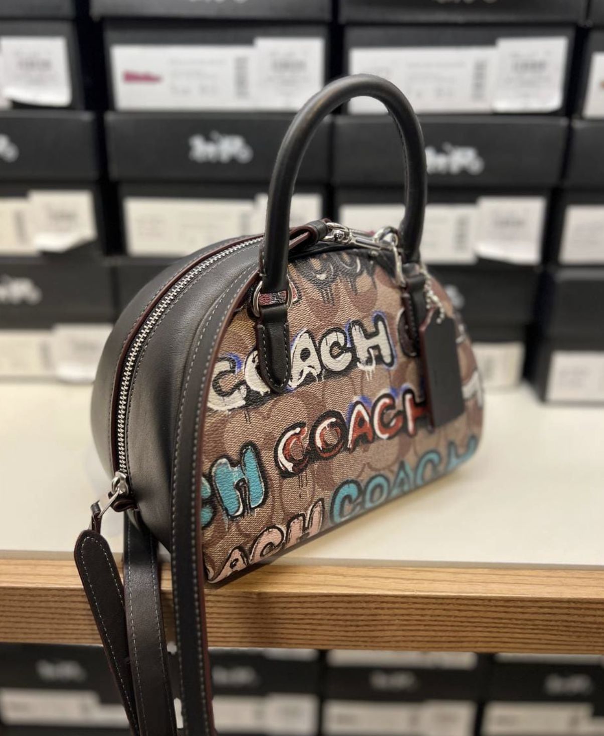 ORIG & IMPORTED Coach X Mint + Serf Sydney Satchel In Signature Canvas