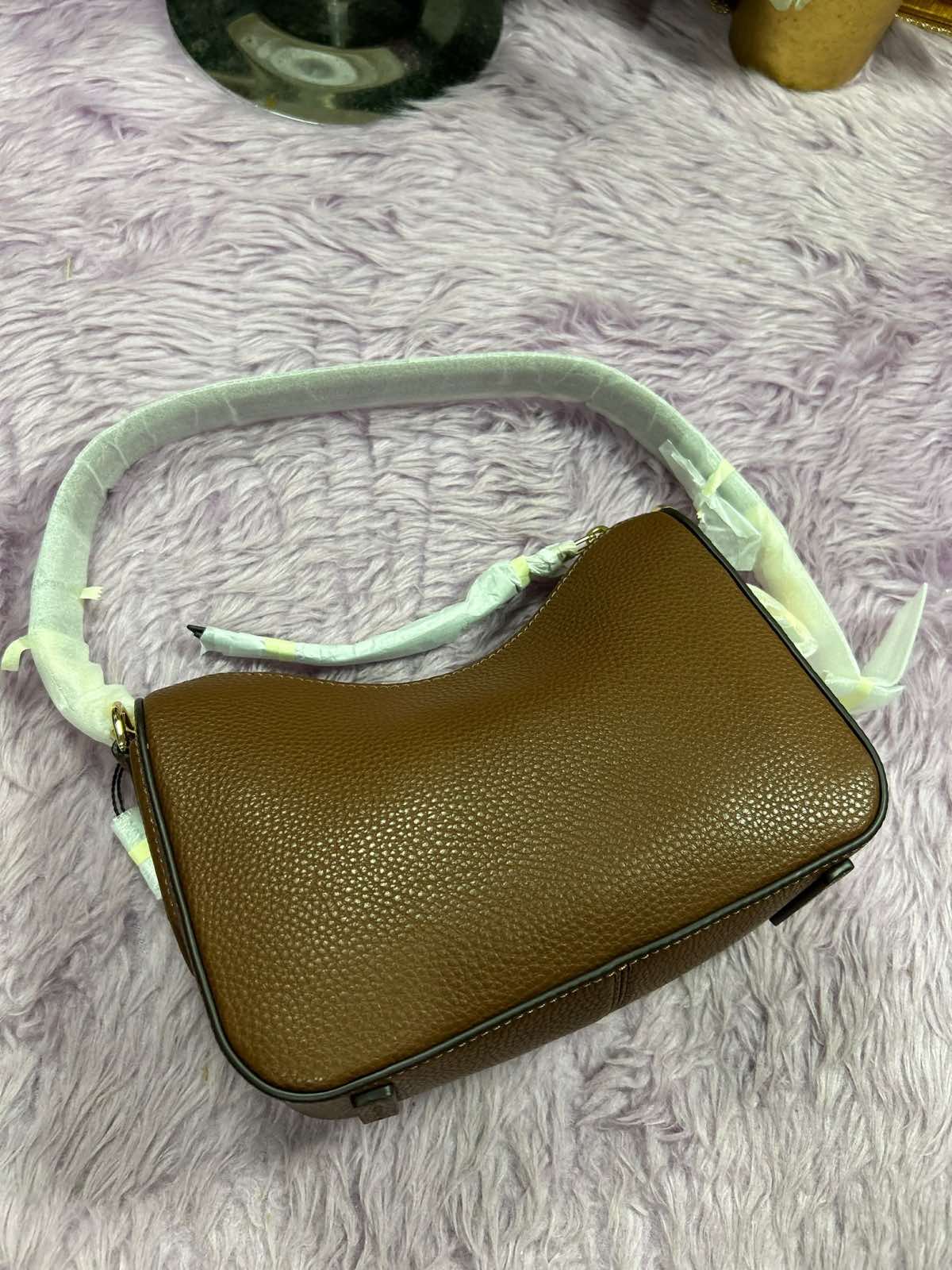 ORIG & IMPORTED Marc Jacobs MJ Drifter Small Convertible Shoulder Bag Cognac Brown