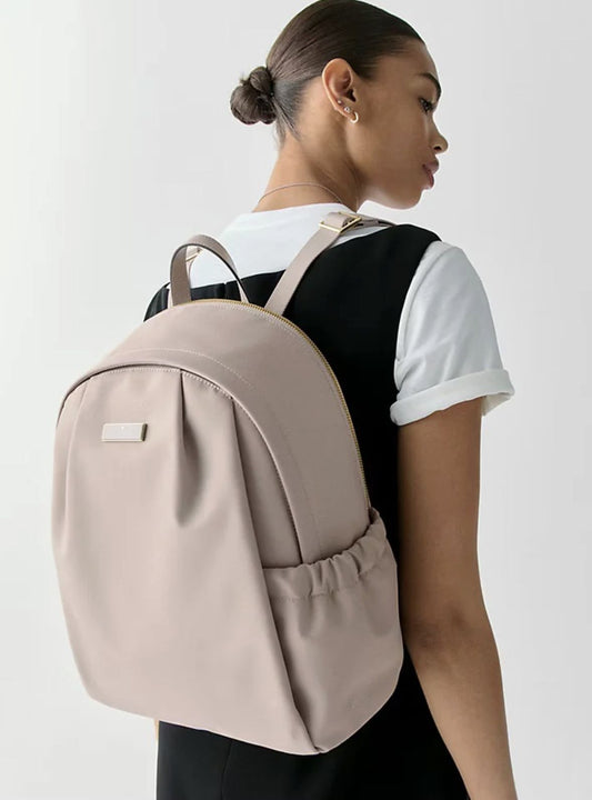 ORIG & IMPORTED KateSpade KS Carter Large Nylon Backpack Bag Cozy Grey