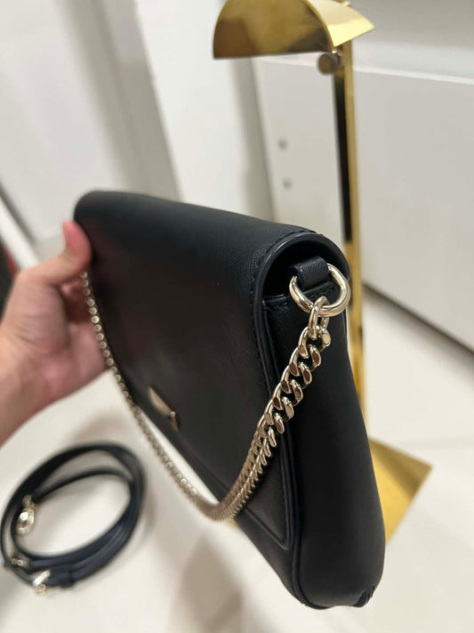 ORIG Preloved Kate Spade KS Greer Laurel Way Flap Black Bag