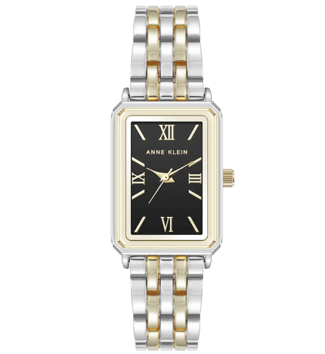 ORIG & IMPORTED Anne Klein AK Two Tone Watch Gold/Silver AK-5305BKTT